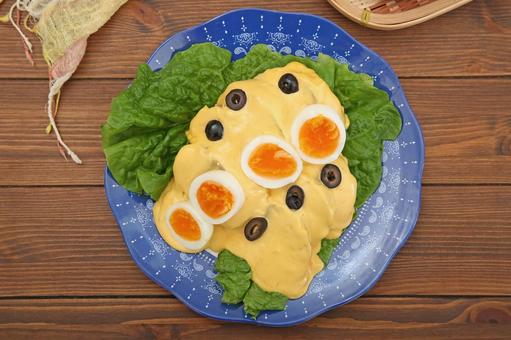 パパアラワンカイーナ パパアラワンカイーナ,ジャガイモ,チーズソースの写真素材