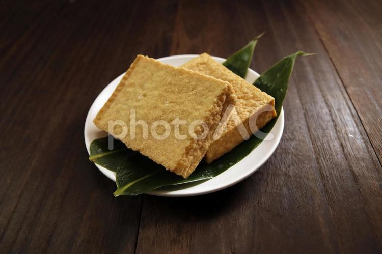 厚揚げ豆腐の和風料理 厚揚げ,豆腐,和風の写真素材