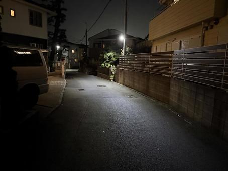 Photo, night, dark, walk, 