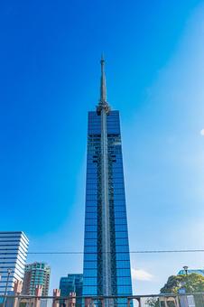 福岡　福岡タワー 福岡県,福岡市,福岡タワーの写真素材