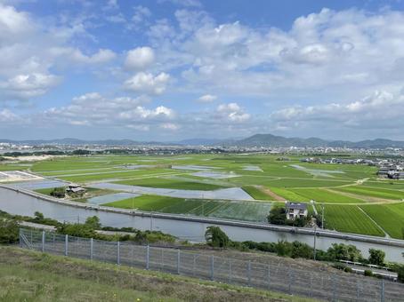 神崎緑地公園からの眺望(岡山県) 神崎緑地公園からの眺望(岡山県)の写真