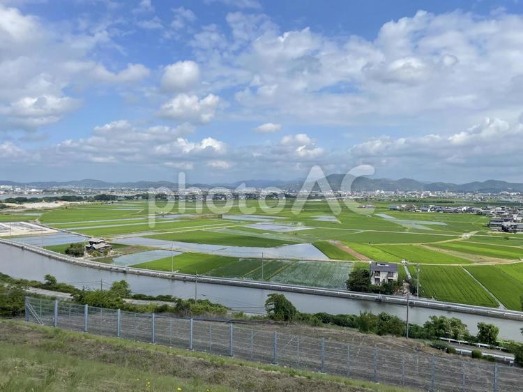 神崎緑地公園からの眺望（岡山県） 神崎緑地公園,岡山,風景の写真素材