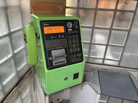 公衆電話 公衆電話,電話,懐かしいの写真素材