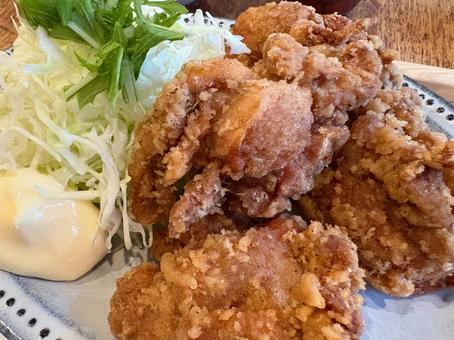 唐揚げ 唐揚げ,鶏から,鶏唐揚げの写真素材