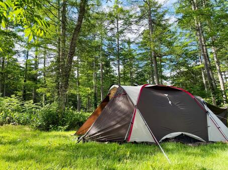 テント テント,キャンプ,自然の写真素材