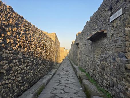 イタリア旅行　ポンペイの写真