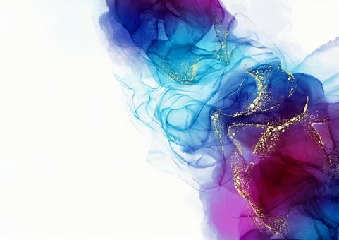 Background Texture Alcohol Ink Watercolor Art Lame Glitter Gold Powder Blue Emerald Blue Background Texture Alcohol Ink Watercolor Art Lame Glitter Gold Powder Blue Emerald Blue