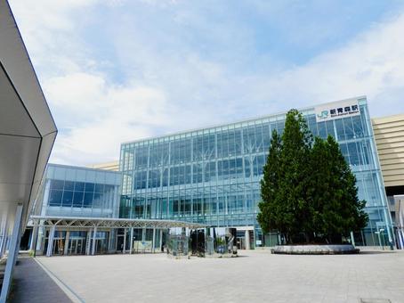 東北・北海道新幹線新青森駅舎 東北・北海道新幹線新青森駅舎 新青森駅,新青森,東北新幹線の写真素材