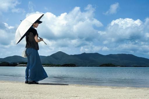 Photo, female, people, landscape, 