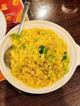 Photo, lettuce fried rice, lettuce, fried rice, 