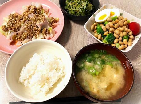 Photo, dinner, meal, japanese food, 