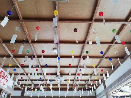 Photo, wind chimes, matsuo taisha, kyoto, 