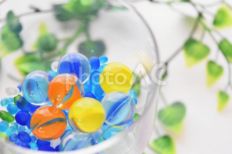 爽やか・ビー玉２ ビー玉,びーだま,びー玉の写真素材