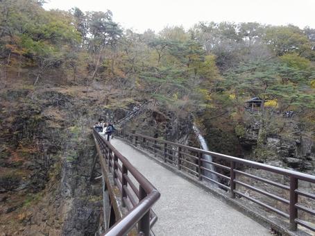 龍王峡(虹見橋の風景) 龍王峡(虹見橋の風景) 龍王峡,虹見橋,風景の写真素材
