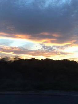 スコットランドの夕陽１１の写真