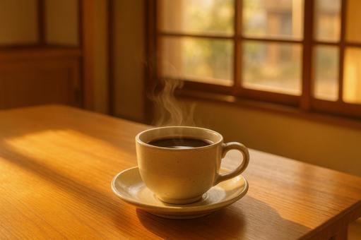 モーニングタイムのコーヒー モーニングタイムのコーヒーの写真
