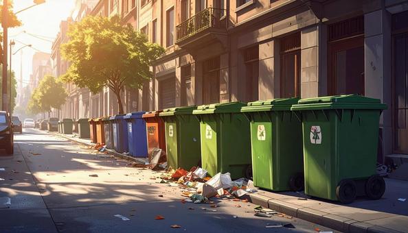 ゴミの分別  ごみ箱 ゴミの分別  ごみ箱の写真