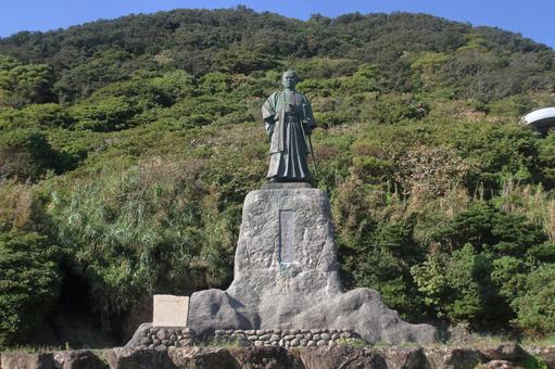 室戸岬の中岡慎太郎像 室戸岬の中岡慎太郎像 室戸岬,中岡慎太郎,像の写真素材