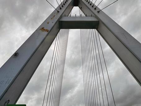 橋 橋脚 ブリッジ 橋 橋脚 ブリッジ 高規格幹線道路,道路,空の写真素材