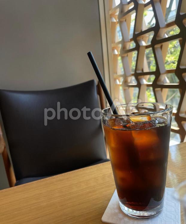休憩 カフェ,リラックス,ドリンクの写真素材