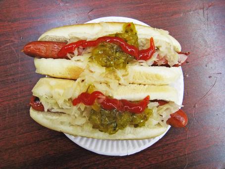 ホットドッグ ホットドッグ ホットドッグ,ソーセージ,ソーセージパンの写真素材