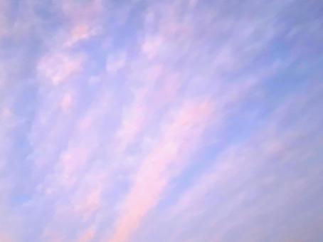 夕方の空 夕方の空の写真
