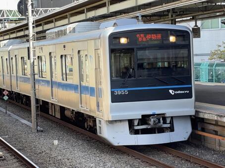 小田急電鉄3000形 小田急電鉄,小田急,電車の写真素材