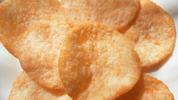 チーズ味揚げせんべい・2 チーズ味揚げせんべい・2の写真