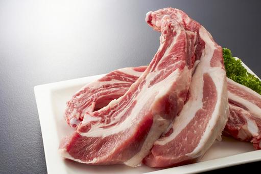 豚スペアリブ（生肉）の写真