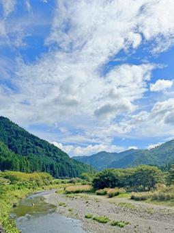 長除大橋から由良川を望む 長除大橋から由良川を望むの写真