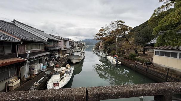 吉原入江２ 吉原入江,運河,漁船の写真素材