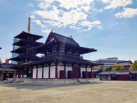 四天王寺 四天王寺 四天王寺,大阪府,聖徳太子の写真素材