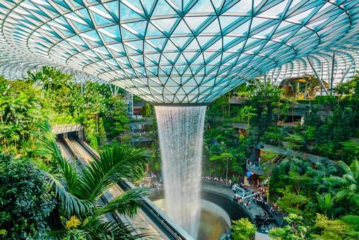 【シンガポール】ジュエル チャンギ空港 シンガポール,ジュエル,チャンギの写真素材