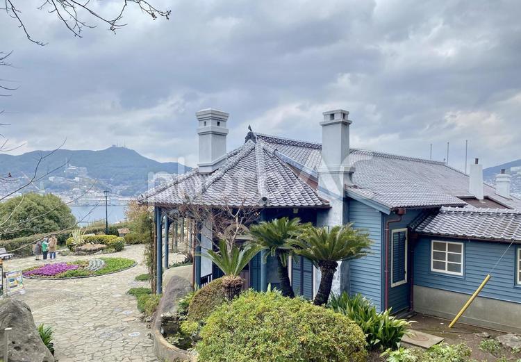 長崎グラバー園の旧グラバー住宅 グラバー邸,グラバー園,旧グラバー住宅の写真素材