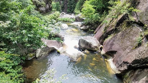 晩夏の昇仙峡の川④ 晩夏の昇仙峡の川④ 昇仙峡,風景,川の写真素材