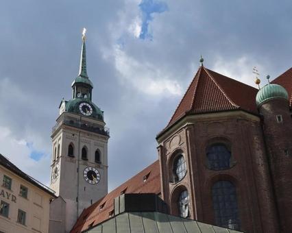 germany munich tower, munich, germany, overseas, JPG