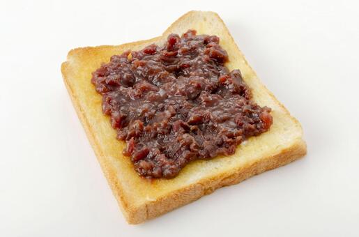 あんトースト あんトースト,小倉トースト,あずきの写真素材