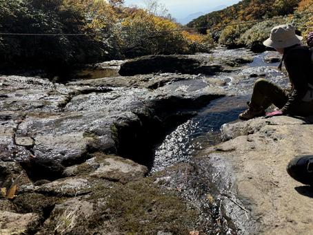 川のせせらぎ 川のせせらぎの写真