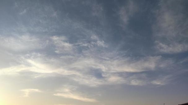 4月21日夕空 4月21日夕空の写真
