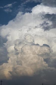 入道雲 入道雲の写真