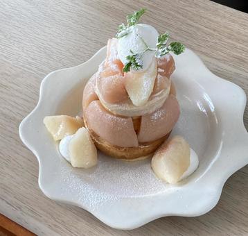 Photo, peach, tart, black tea, 