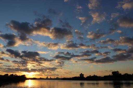 Photo, sky, sunrise, sunrise sky, 