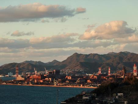 音戸 音戸の絶景,呉市,海の写真素材