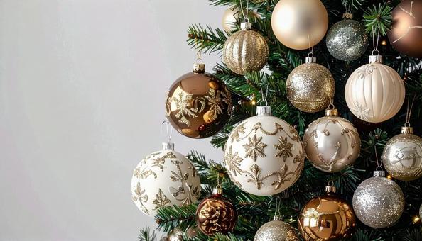 クリスマスツリー オーナメント アップ クリスマスツリー オーナメント アップの写真