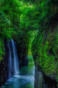 Hình ảnh, takachiho gorge, thác nước, ion âm, 