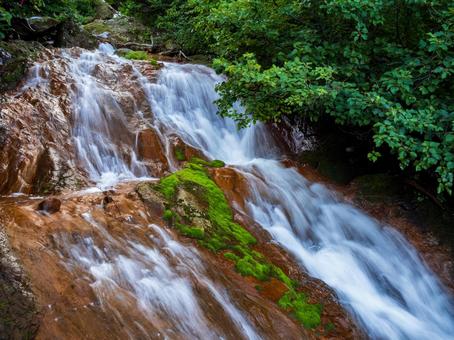 斜里岳登山道の沢 斜里岳登山道の沢の写真