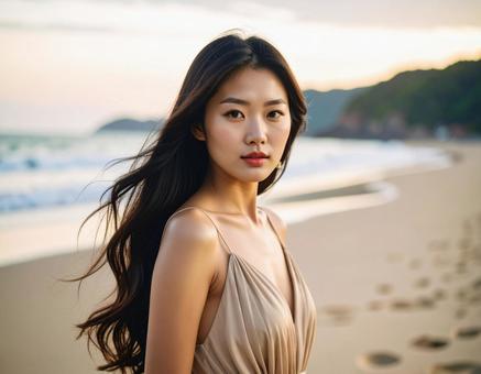 晩夏・夏の終わり、海辺の彼女 晩夏・夏の終わり、海辺の彼女の写真