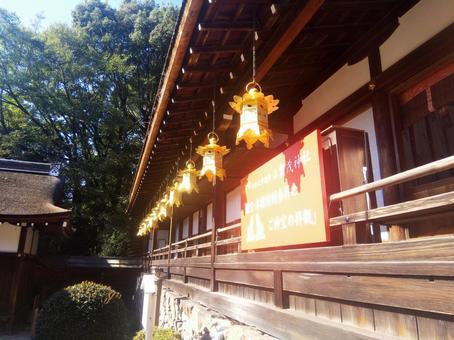 京都 上賀茂神社 境内 建物 風景  京都,上賀茂神社,境内の写真素材