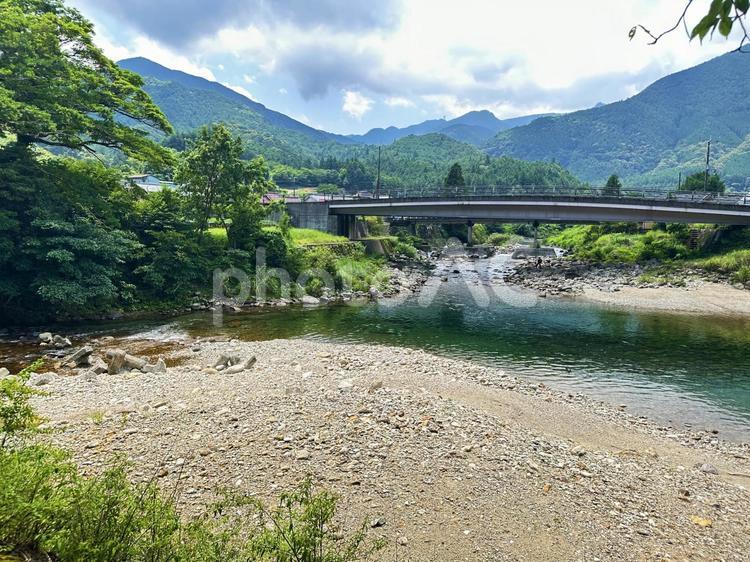 故郷　里山　田舎の山 風景,自然,景色の写真素材