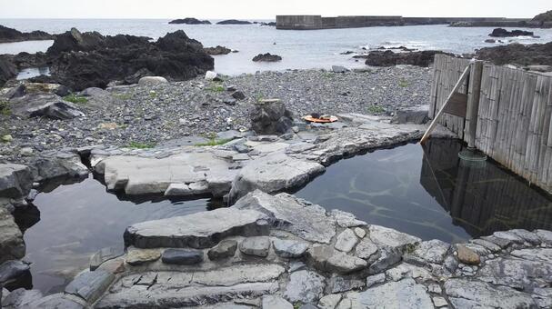 平内海中温泉 平内海中温泉,屋久島,海の写真素材